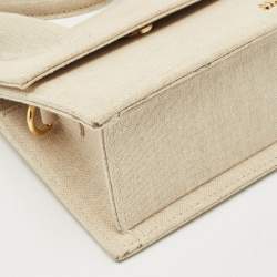 Jacquemus Beige Fabric Le Chiquito Noeud Top Handle Bag