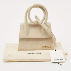 Jacquemus Beige Fabric Le Chiquito Noeud Top Handle Bag