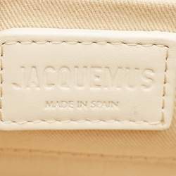 Jacquemus Beige Fabric Le Chiquito Noeud Top Handle Bag