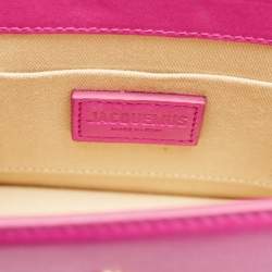 Jacquemus Pink Leather Medium Le Chiquito Top Handle Bag