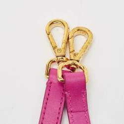 Jacquemus Pink Leather Medium Le Chiquito Top Handle Bag