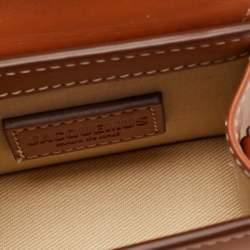 Pre Owned حقيبة جاكيموس ميني لي شيكيتو جلد بني بيد علوية