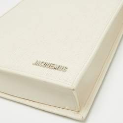 Pre Owned Jacquemus Off White Canvas and Leather Le Cabas Tote