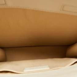 Pre Owned Jacquemus Off White Canvas and Leather Le Cabas Tote