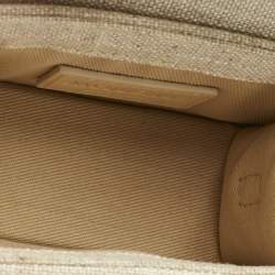 Pre Owned Jacquemus Light Beige Canvas Mini Le Chiquito Top Handle Bag