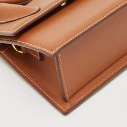 Pre Owned Jacquemus Brown Leather Le Chiquito Noeud Top Handle Bag