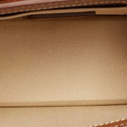 Pre Owned Jacquemus Brown Leather Le Chiquito Noeud Top Handle Bag
