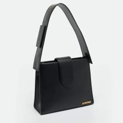 مملوكة مسبقًا حقيبة كتف جاكيموس لو بامبينو 24 جلد أسود