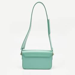 Pre Owned Jacquemus Light Green Le Carinu Shoulder Bag