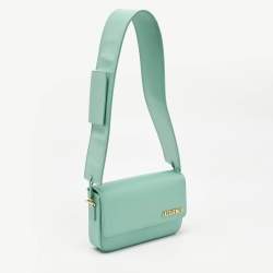 Pre Owned Jacquemus Light Green Le Carinu Shoulder Bag