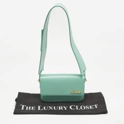 Pre Owned Jacquemus Light Green Le Carinu Shoulder Bag
