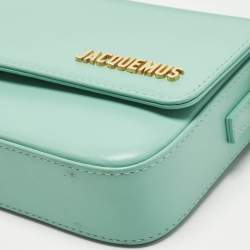 Pre Owned Jacquemus Light Green Le Carinu Shoulder Bag