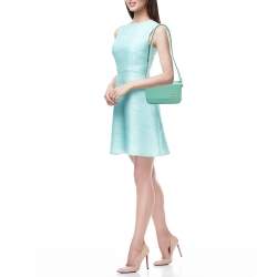 Pre Owned Jacquemus Light Green Le Carinu Shoulder Bag