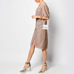 Pre Owned Jacquemus White Leather Mini Le Chiquito Top Handle Bag