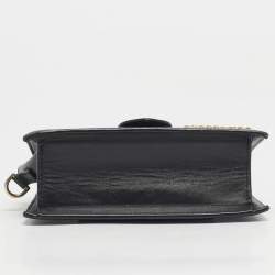 مملوكة مسبقًا Jacquemus Black Leather Le Bambino Mini Top Handle Bag
