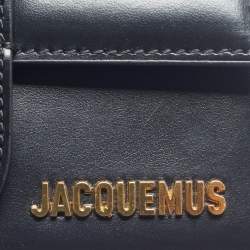 Pre Owned Jacquemus Black Leather Mini Le Bambino Top Handle Bag