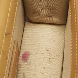 Pre Owned Jacquemus Tan Leather Mini Le Bambino Top Handle Bag