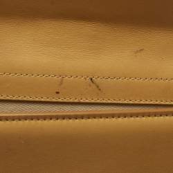 Pre Owned Jacquemus Tan Leather Mini Le Bambino Top Handle Bag