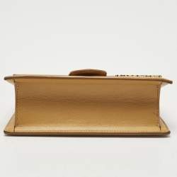 Pre Owned Jacquemus Tan Leather Mini Le Bambino Top Handle Bag