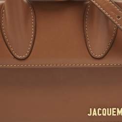 Pre Owned حقيبة يد جاكيموس لو شيكيتو نو دود جلد فوشيا