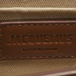 Pre Owned حقيبة يد جاكيموس لو شيكيتو نو دود جلد فوشيا