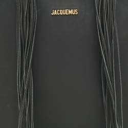 Pre Owned Jacquemus Black Leather Le A4 Tote