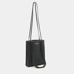 Pre Owned Jacquemus Black Leather Le A4 Tote