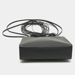 Pre Owned Jacquemus Black Leather Le A4 Tote