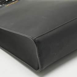 Pre Owned Jacquemus Black Leather Le A4 Tote