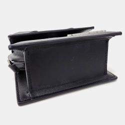 Pre Owned Jacquemus Black Leather Le Chiquito Mini Crossbody Bag