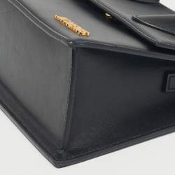 Pre Owned Jacquemus Black Leather Grand Le Chiquito Top Handle Bag