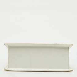 Pre Owned Jacquemus White Leather Grand Le Chiquito Top Handle Bag