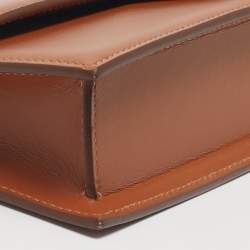 مملوكة مسبقًا Jacquemus Brown Leather Le Bambino Long Shoulder Bag