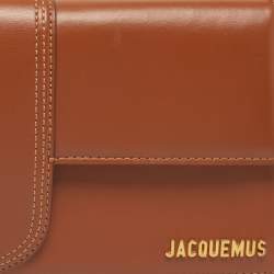 مملوكة مسبقًا Jacquemus Brown Leather Le Bambino Long Shoulder Bag