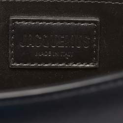 Pre Owned Jacquemus Black Leather Le Grand Bambino Top Handle Bag