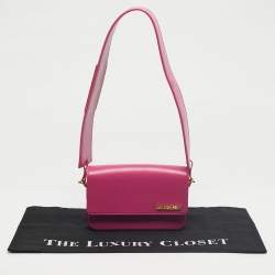 Pre Owned Jacquemus Pink Leather Le Carinu Shoulder Bag