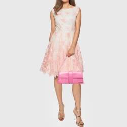 Pre Owned Jacquemus Pink Leather Le Bambino Long Shoulder Bag