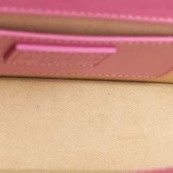 Pre Owned Jacquemus Pink Leather Le Bambino Long Shoulder Bag