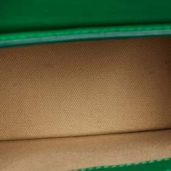 Pre Owned Jacquemus Green Leather Le Chiquito Moyen Top Handle Bag