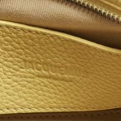 Pre Owned Jacquemus Yellow Leather Le Petit Turismo Bag