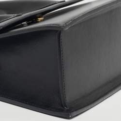 Pre Owned Jacquemus Black Leather Grand Le Chiquito Top Handle Bag