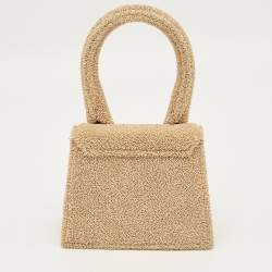 Pre Owned Jacquemus Beige Le Papier Le Chiquito Moyen Top Handle Bag