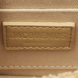 Pre Owned Jacquemus Beige Le Papier Le Chiquito Moyen Top Handle Bag