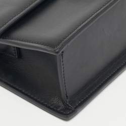 Pre Owned Jacquemus Le Grand Bambino Black Leather Top Handle Bag