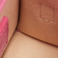 مملوكة مسبقًا حقيبة جاكيموس لو شيكيتو صغيرة جلد وردي بيد علوية