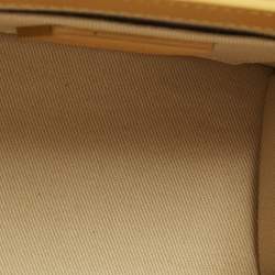 مملوكة مسبقًا Jacquemus Le Chiquito Moyen Yellow Leather Top Handle Bag