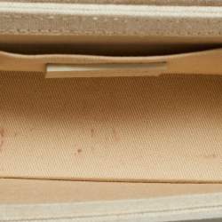 مملوكة مسبقًا حقيبة جاكيموس لو شيكيتو طويلة قماش بيج بيد علوية