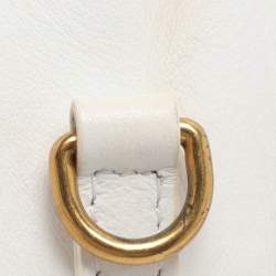 Pre Owned Jacquemus le chiquito Micro White Leather Clutch