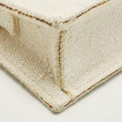 Pre Owned حقيبة جاكيموس لو جراند بامبينو جلد أزرق بيد علوية