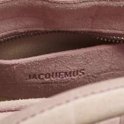 Pre Owned حقيبة جاكيموس لي بيتي توريسمو جلد صفراء